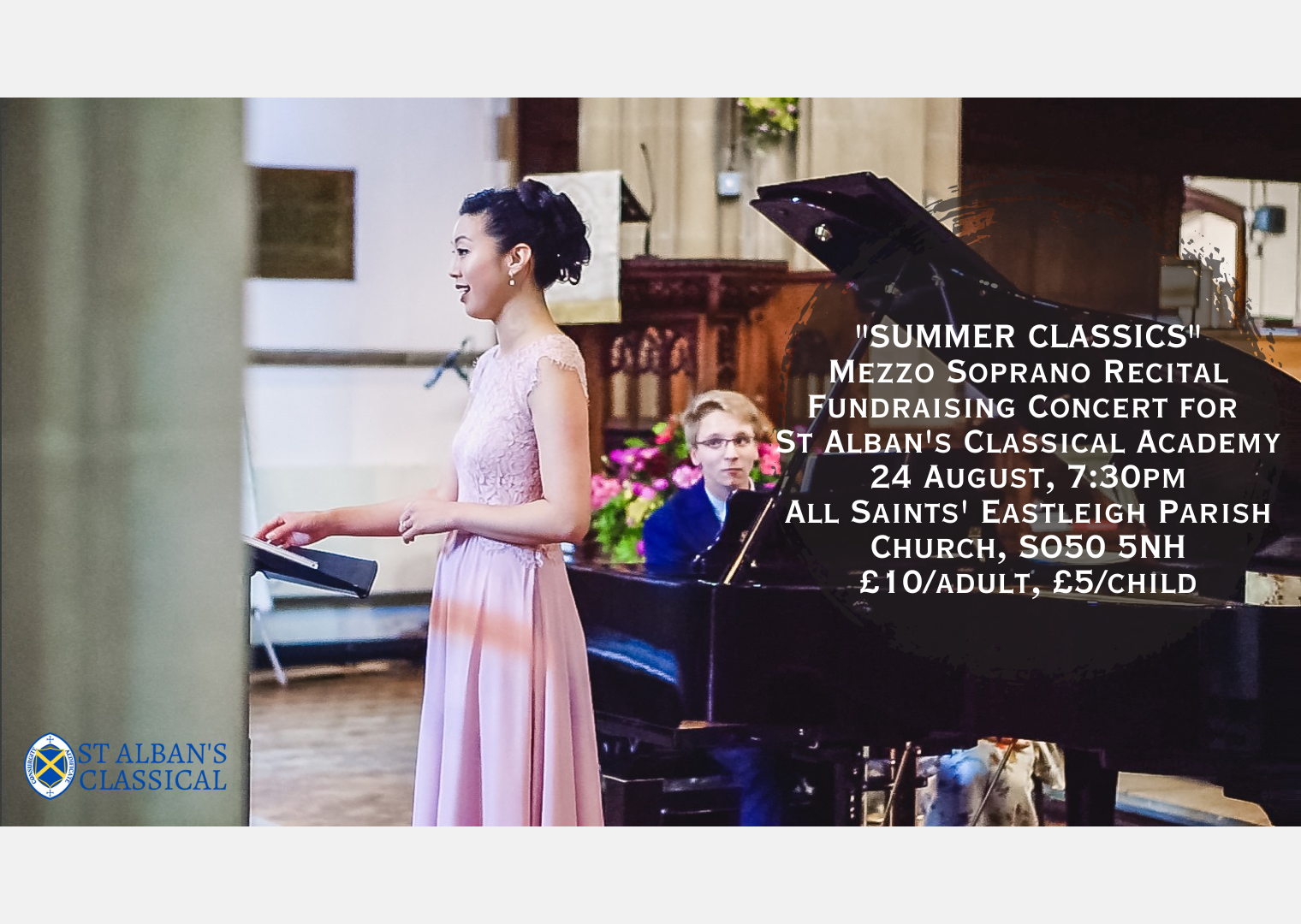 **Fundraiser** ‘Summer Classics’ Concert Thursday, 24 August, 2023 @ 7:30pm